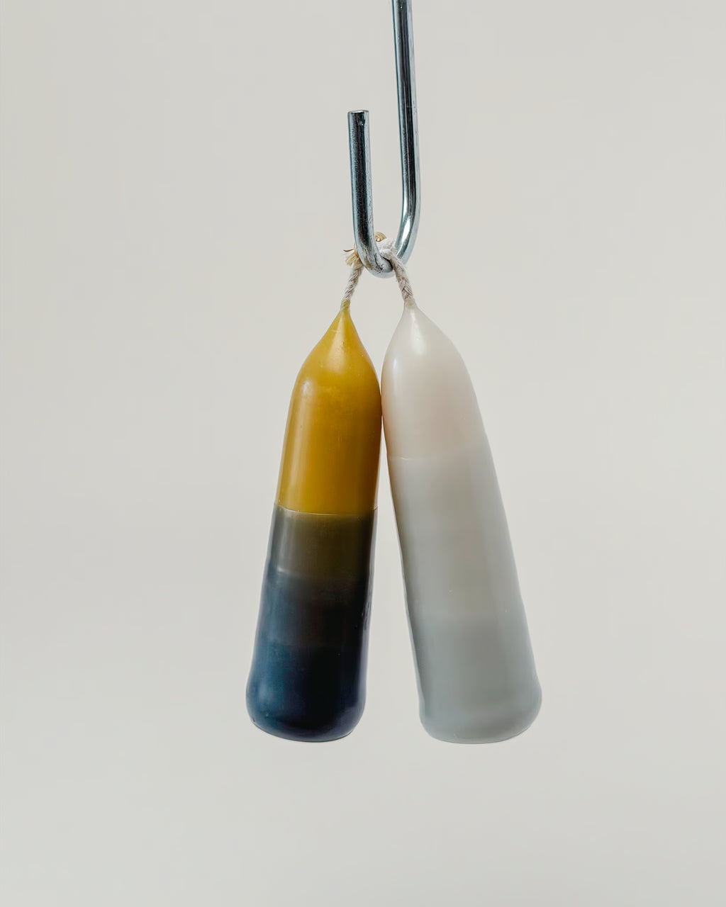 2er-Set Stumpenkerzen Mixed Indigo