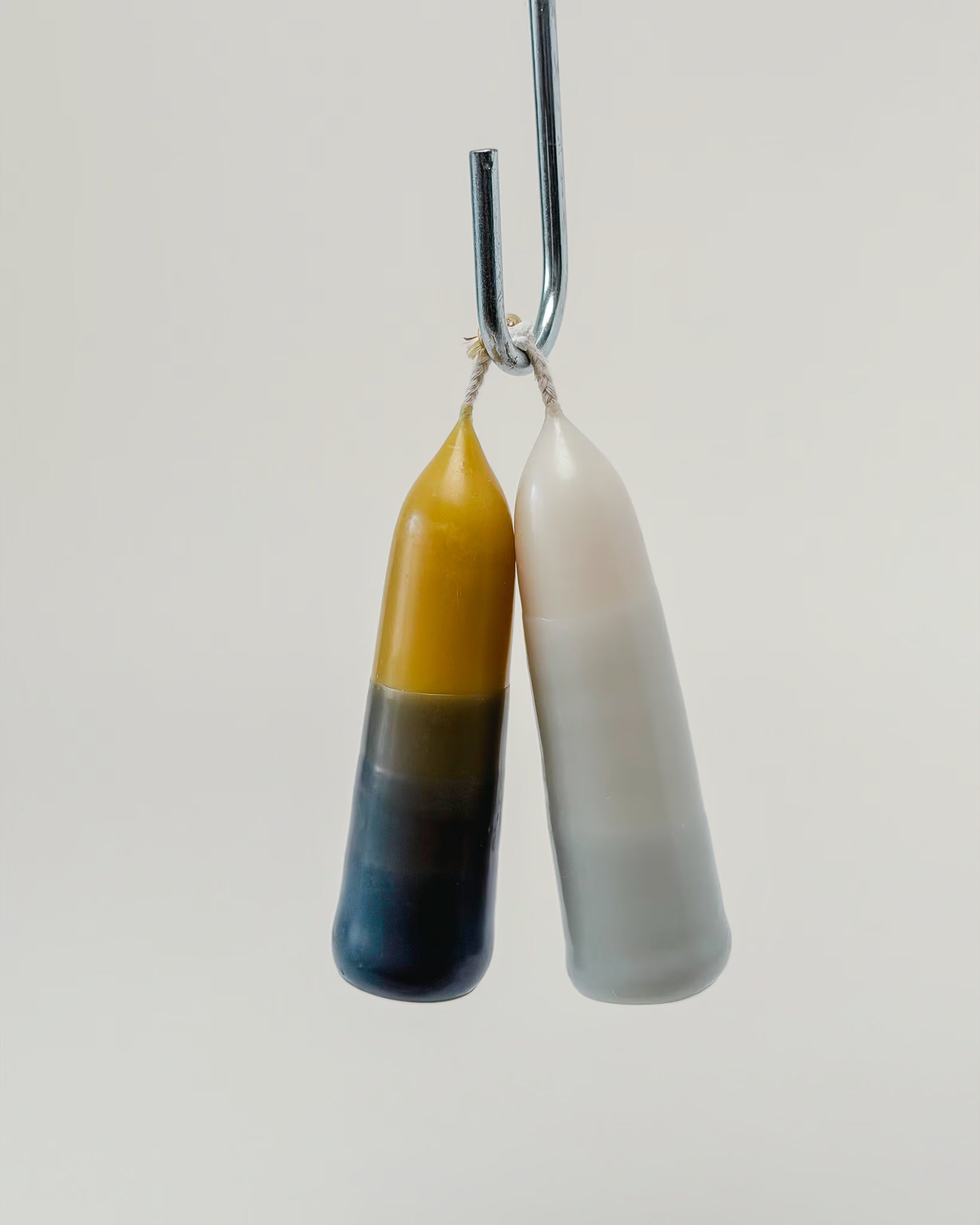 2er-Set Stumpenkerzen Mixed Indigo