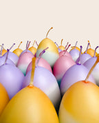 Dip Dye Pastel Egg Candles