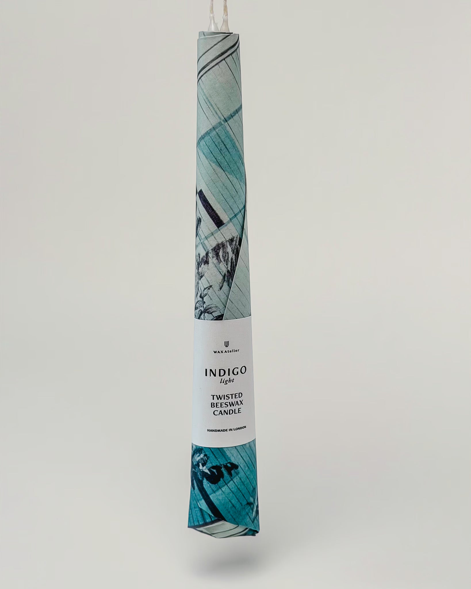 Gedrehte Kerze Light Indigo