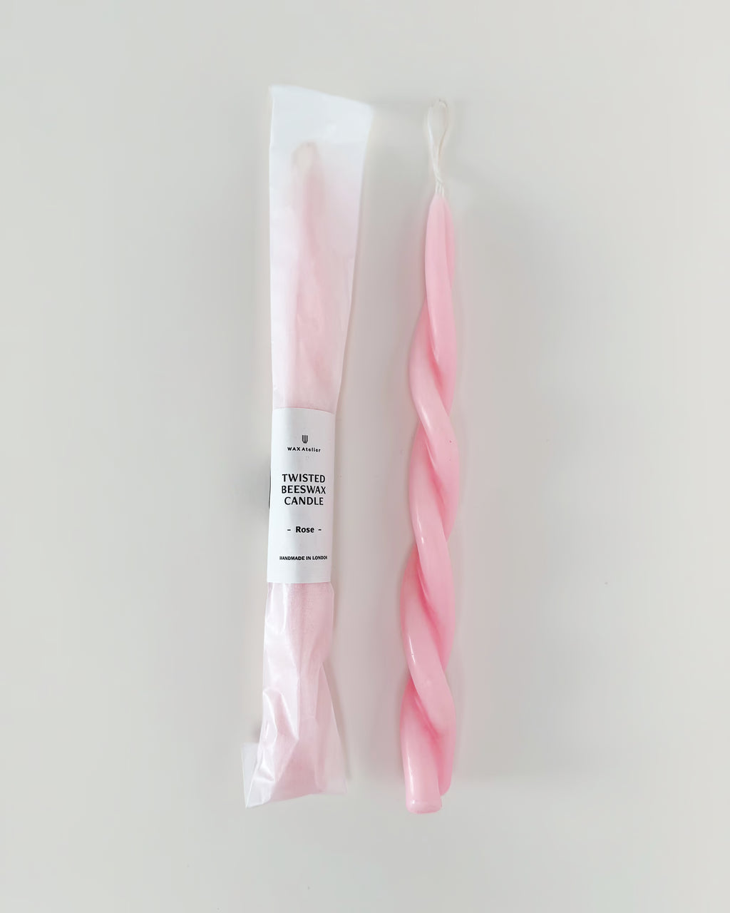 Gedrehte Kerze Rose