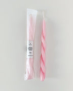 Gedrehte Kerze Rose