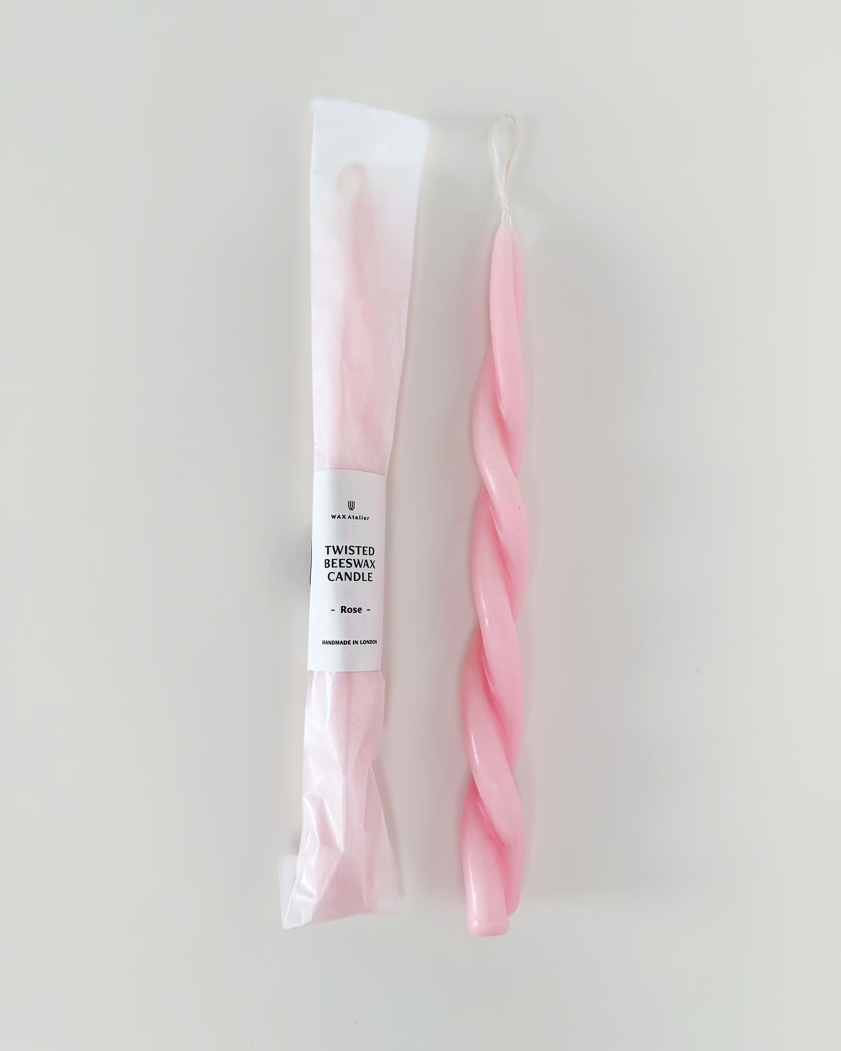 Gedrehte Kerze Rose