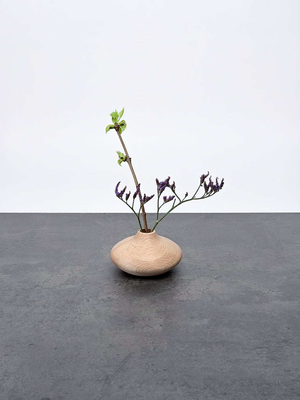 Holzvase Wulkan