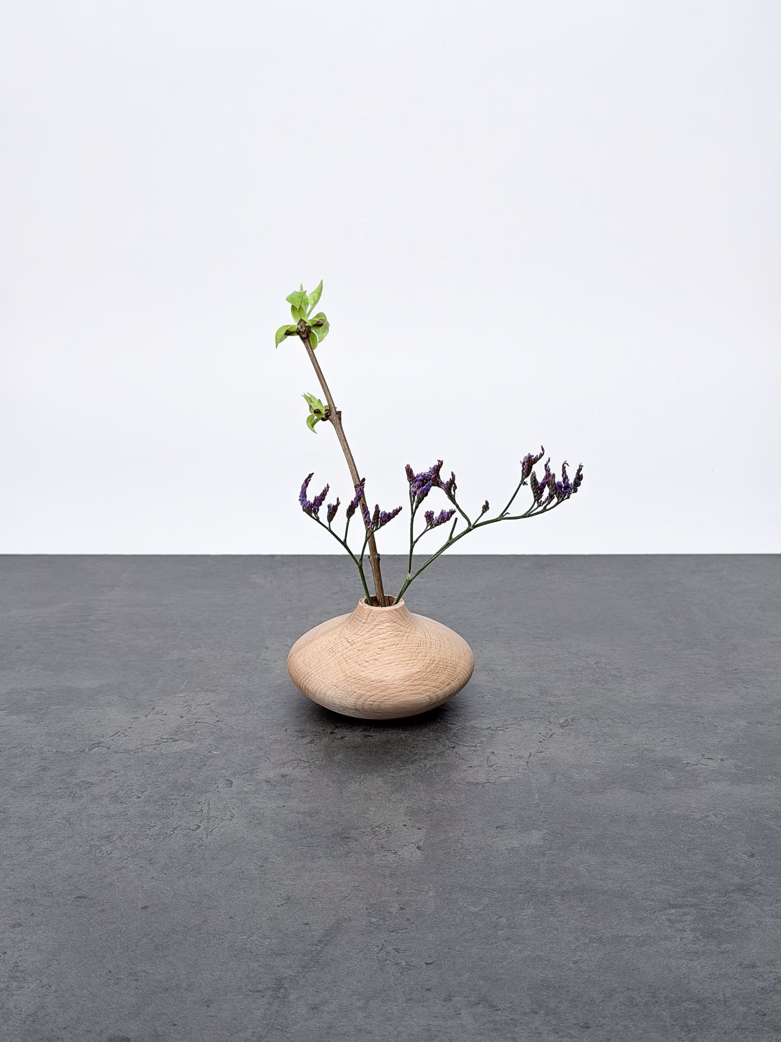 Holzvase Wulkan