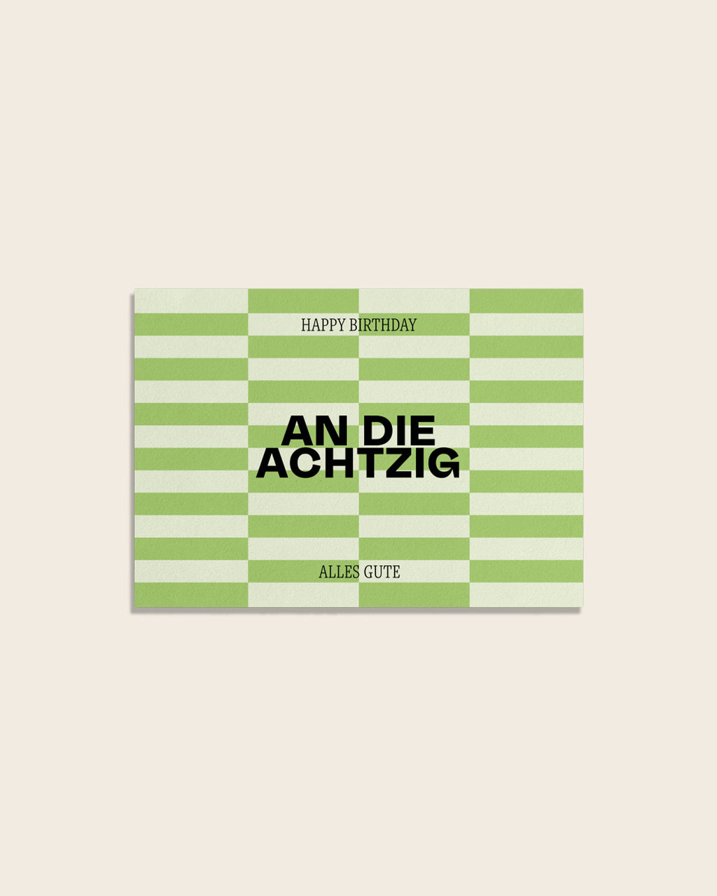 Birthday Card An die Achtzig