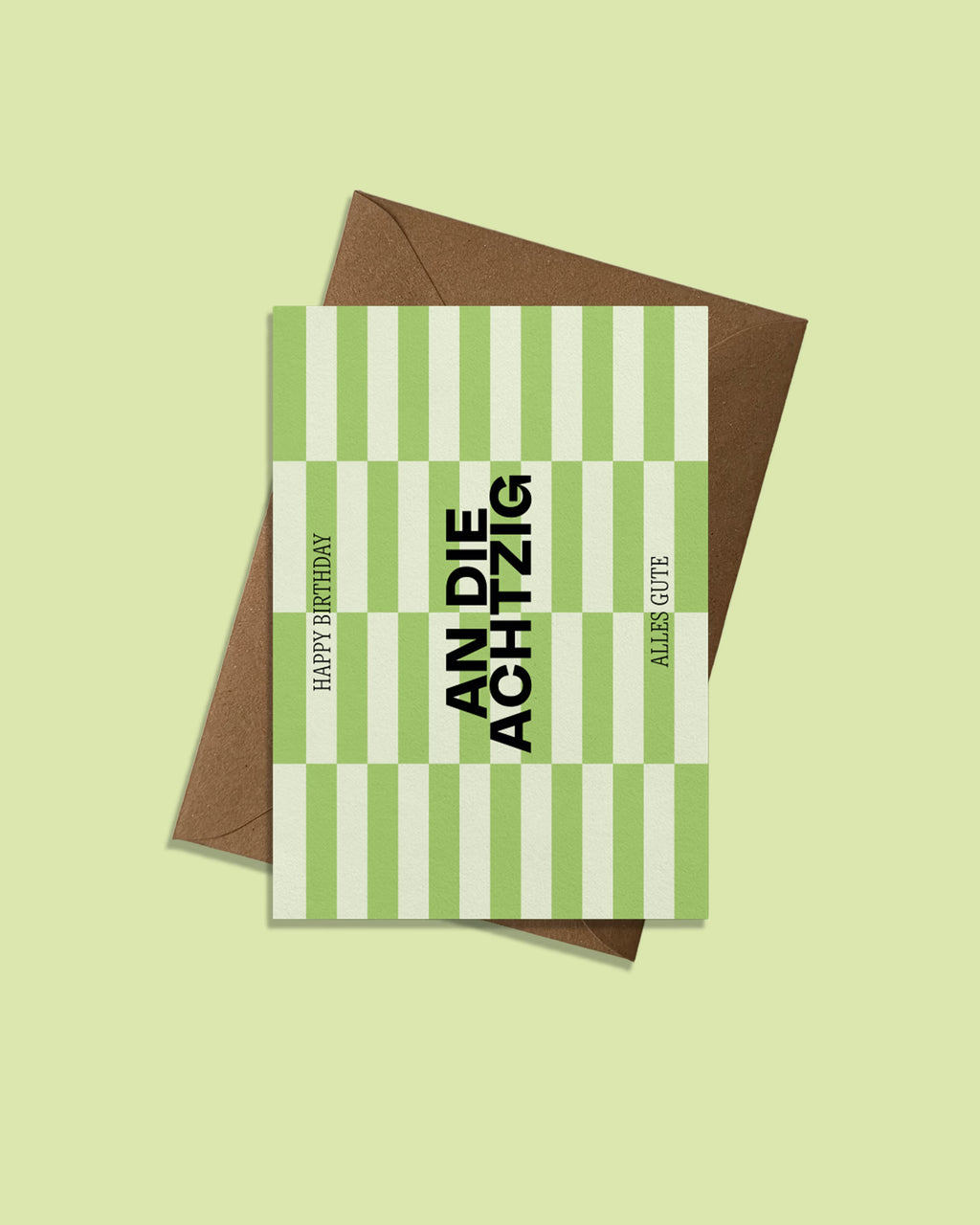 Birthday Card An die Achtzig
