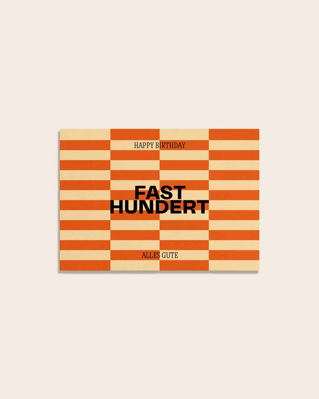 Geburtstagskarte Fast Hundert