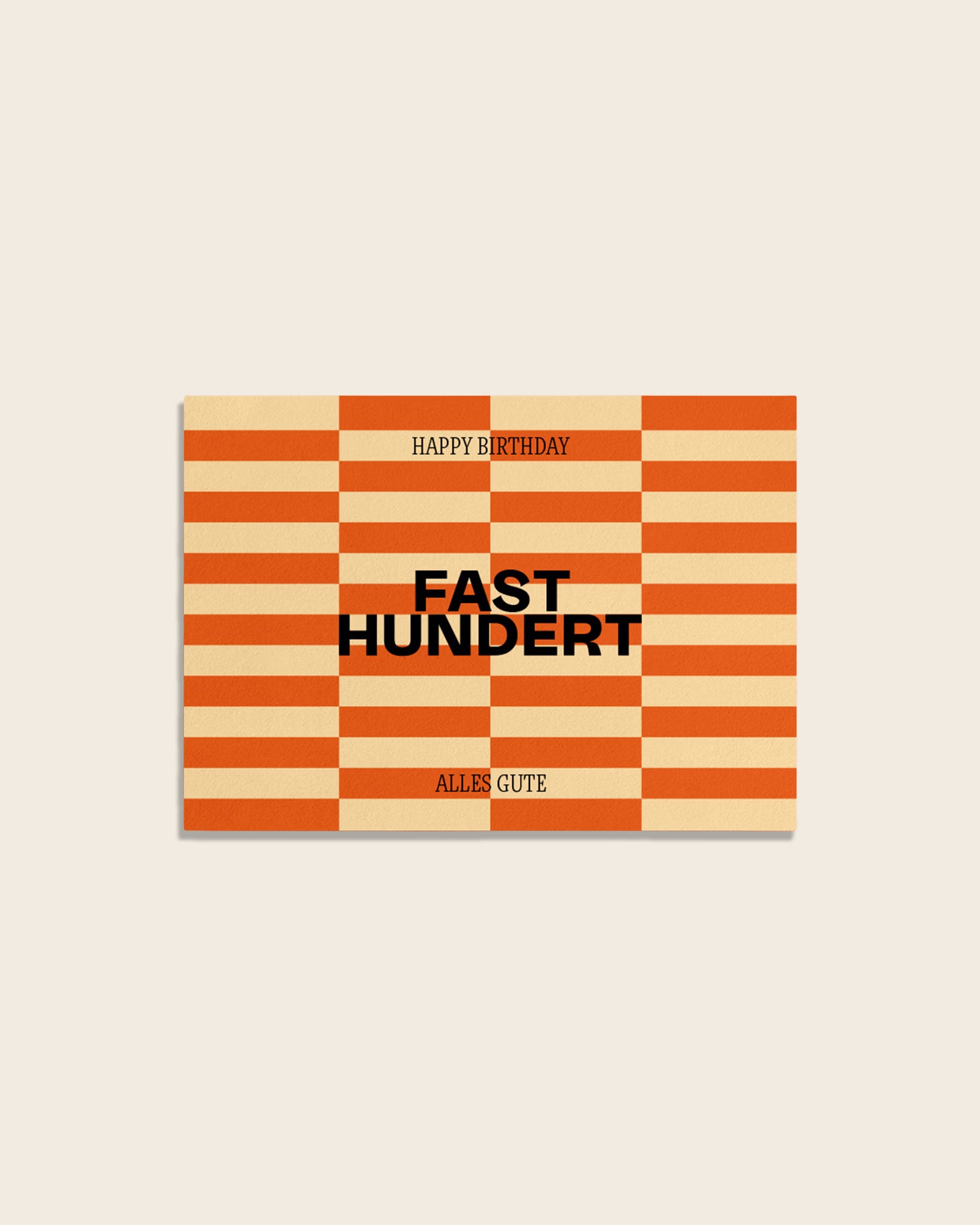 Geburtstagskarte Fast Hundert