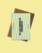 Birthday Card Plus/Minus Siebzig