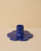 Kerzenhalter Flower Blau