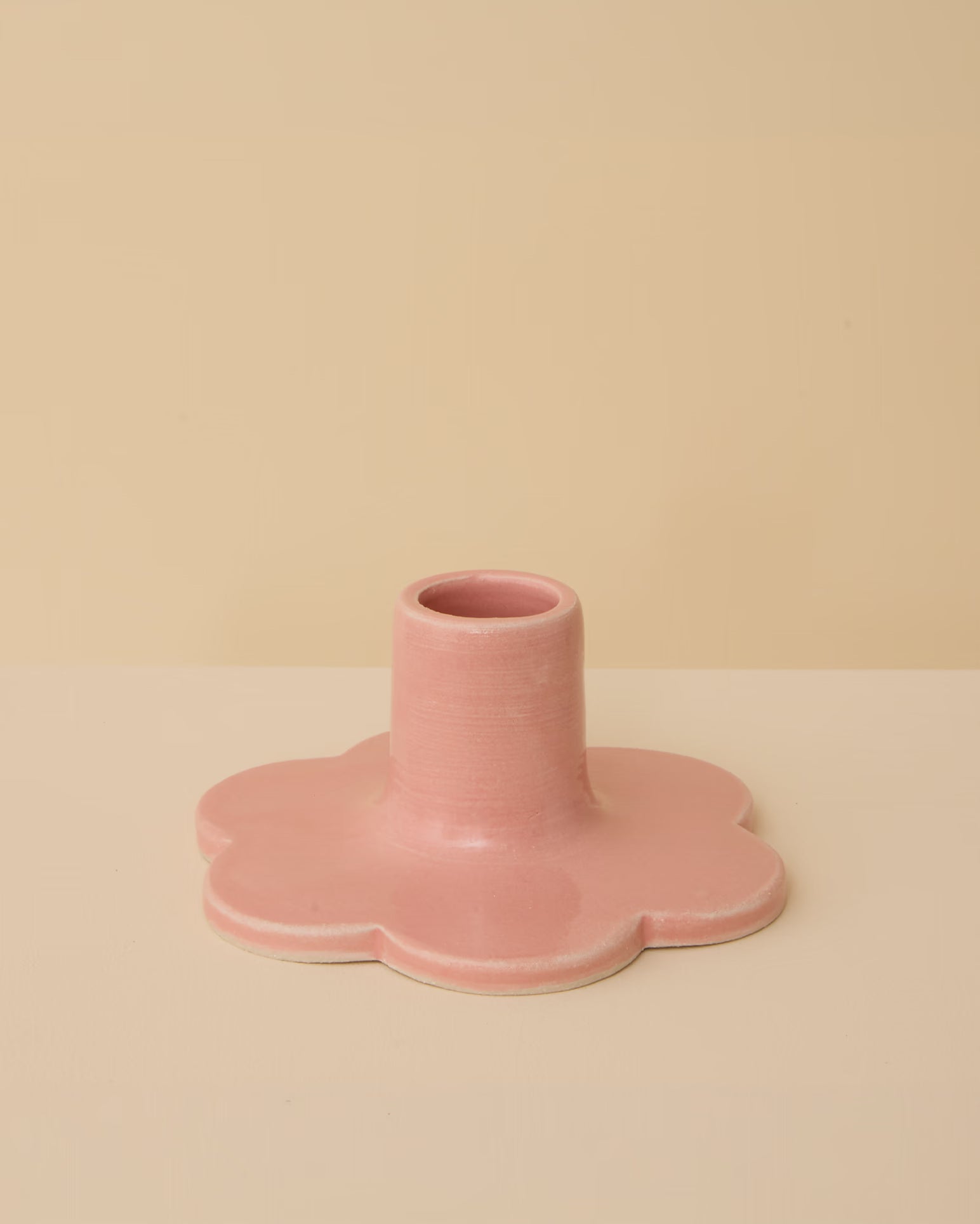 Kerzenhalter Flower Pink