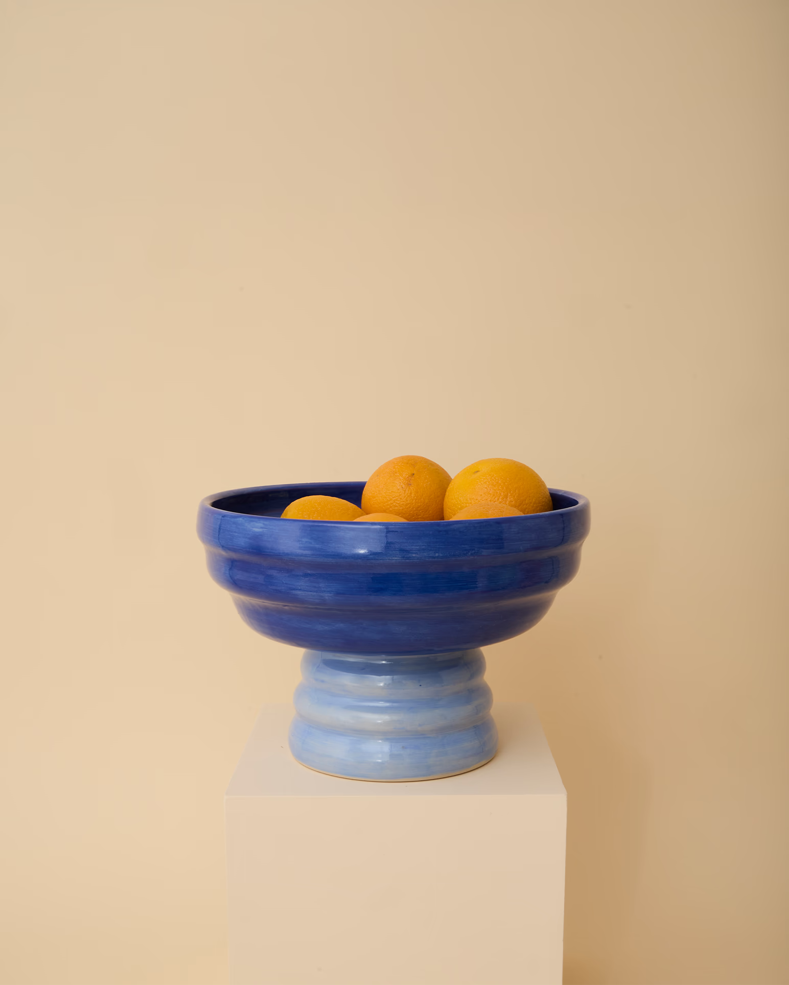 Pedestal Bowl Blue