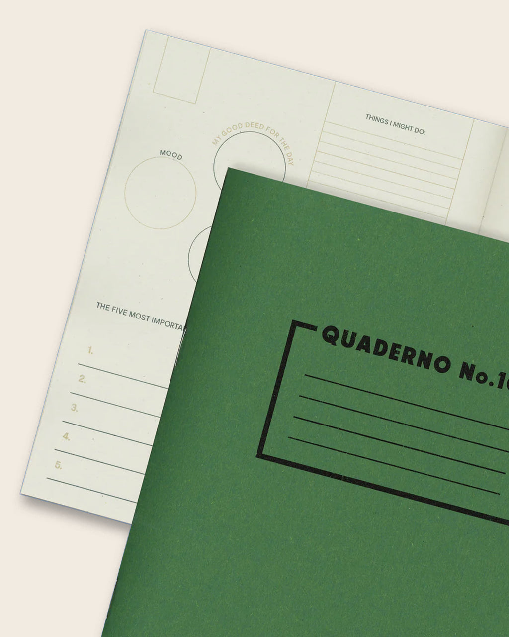 Notebook Day Journal QUADERNO No. 10