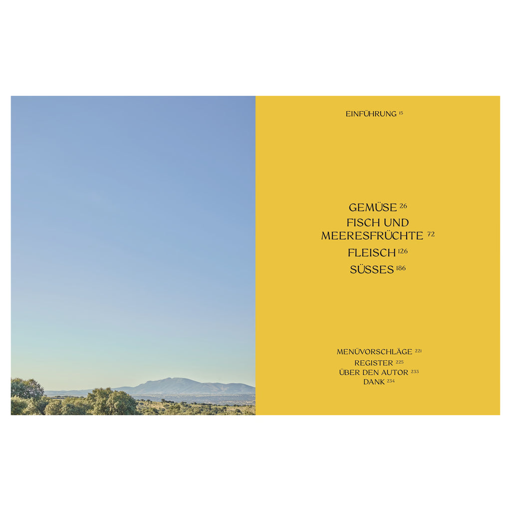 Inhaltsverzeichnis: 1) Gemüse, 2) Fisch und Meeresfrüchte, 3) Fleisch, 4) Süsses
