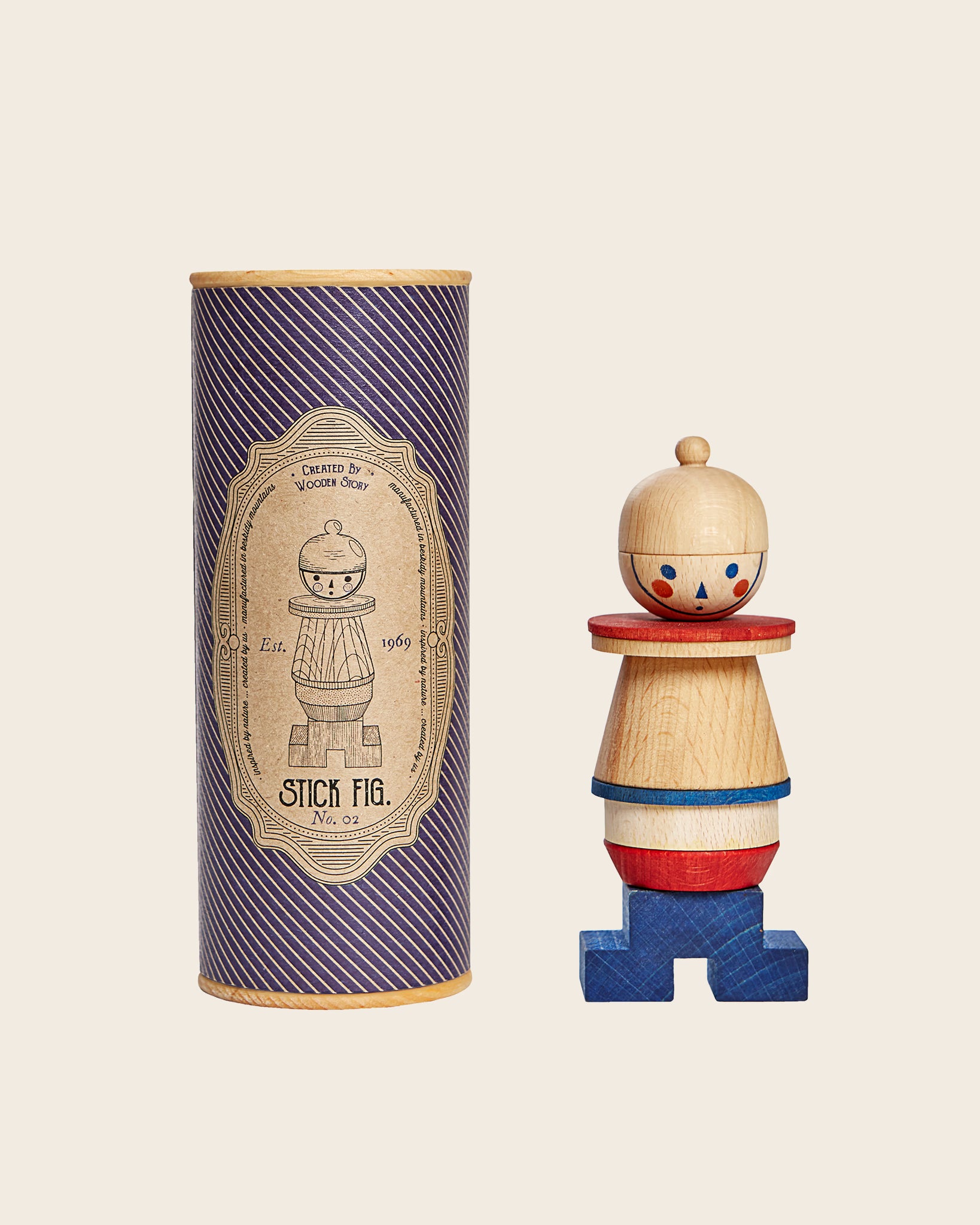Steckfigur Blau