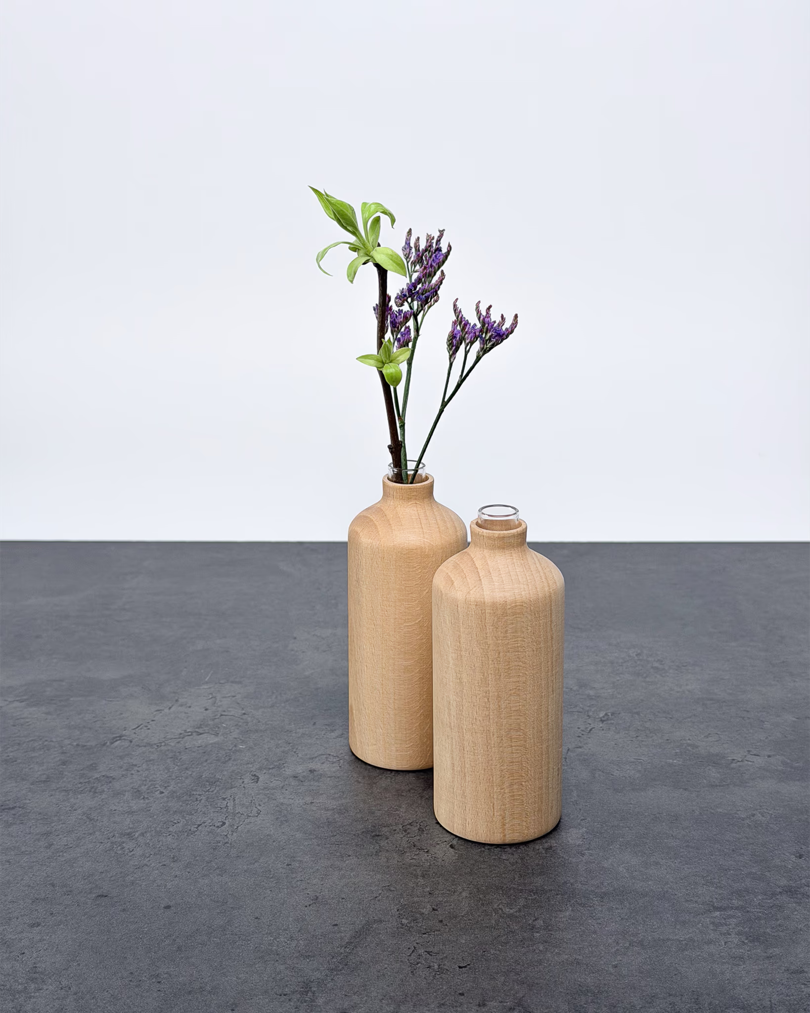 Holzvase Monolit