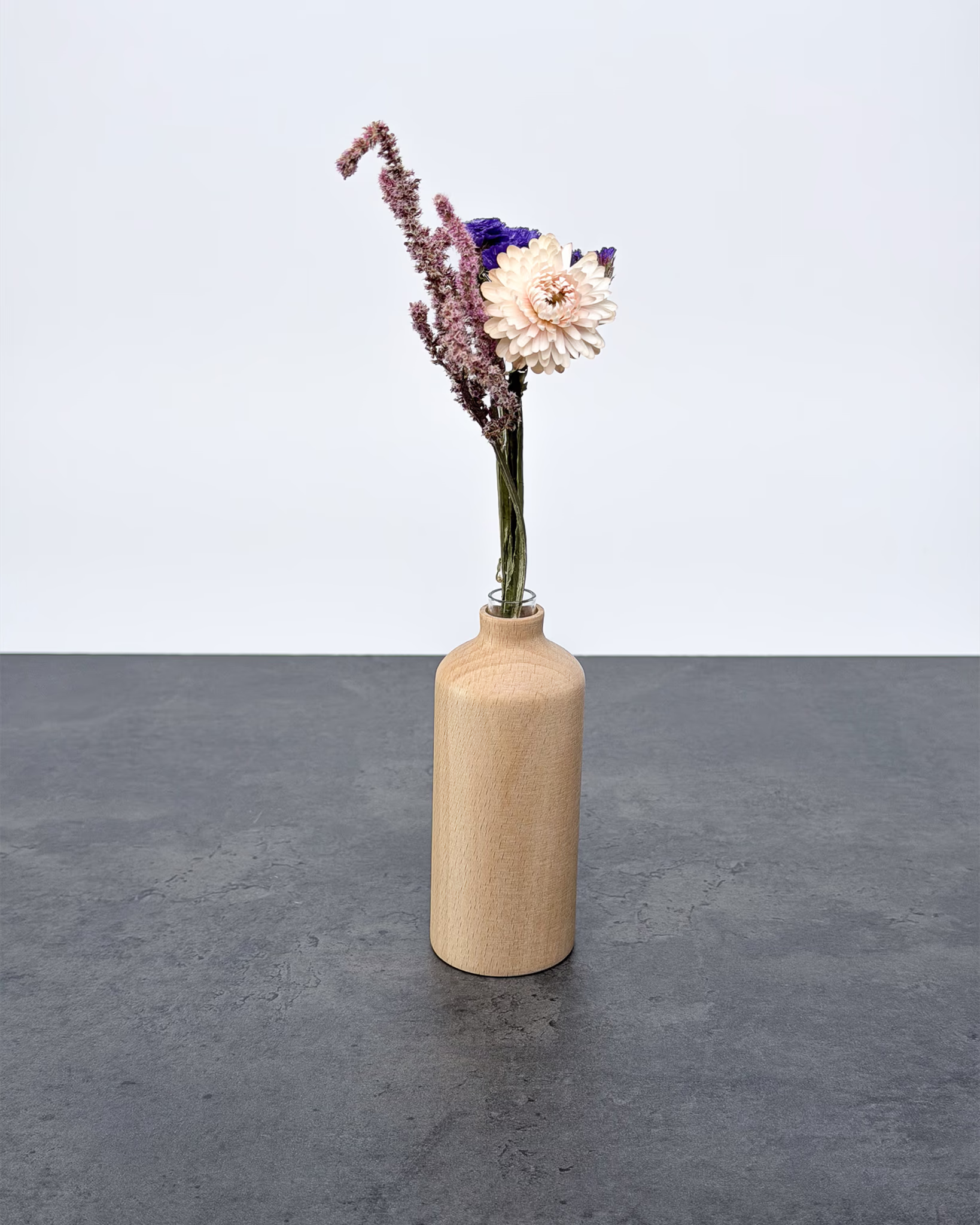 Holzvase Monolit