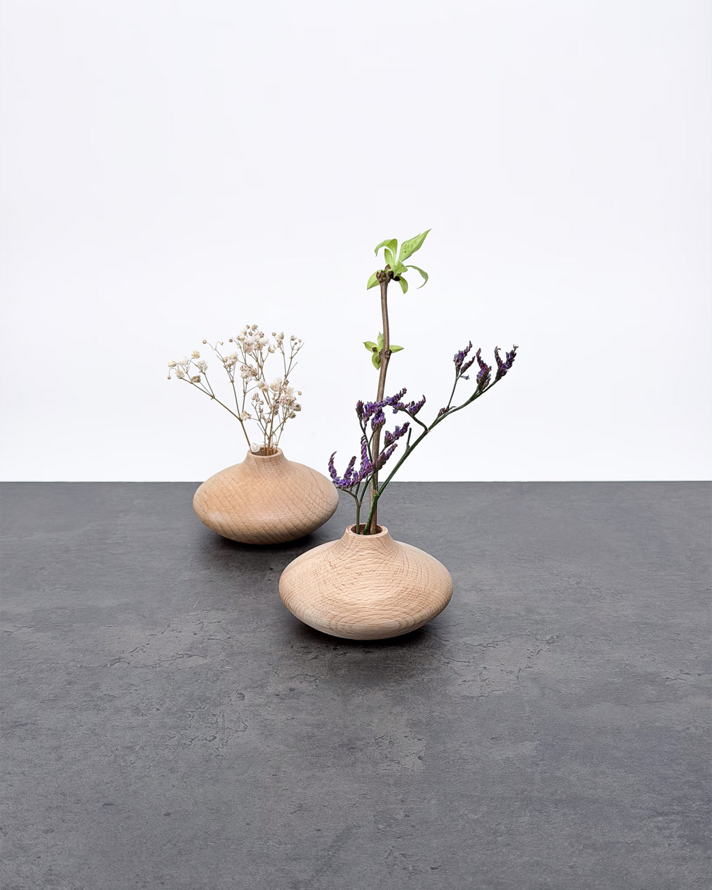 Holzvase Wulkan