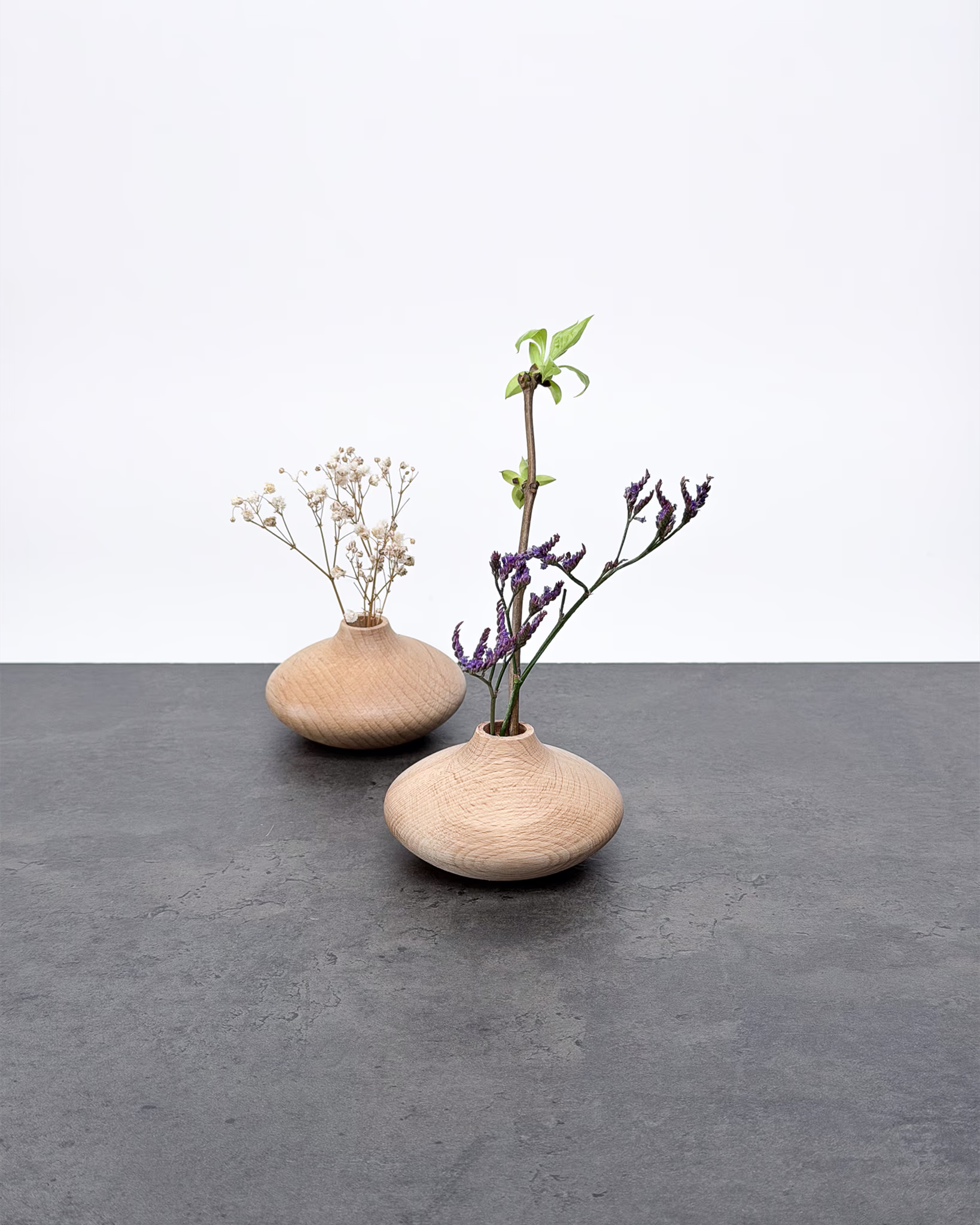 Holzvase Wulkan