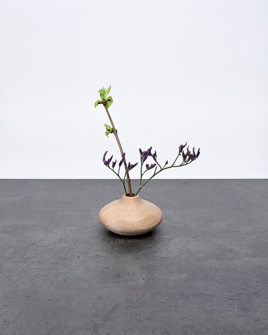 Holzvase Wulkan