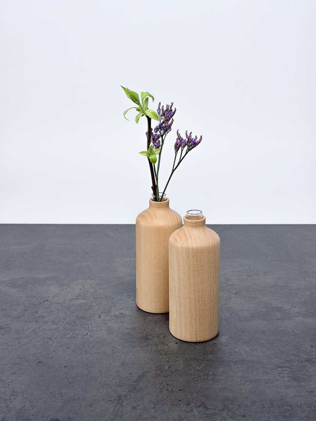 Holzvase Monolit