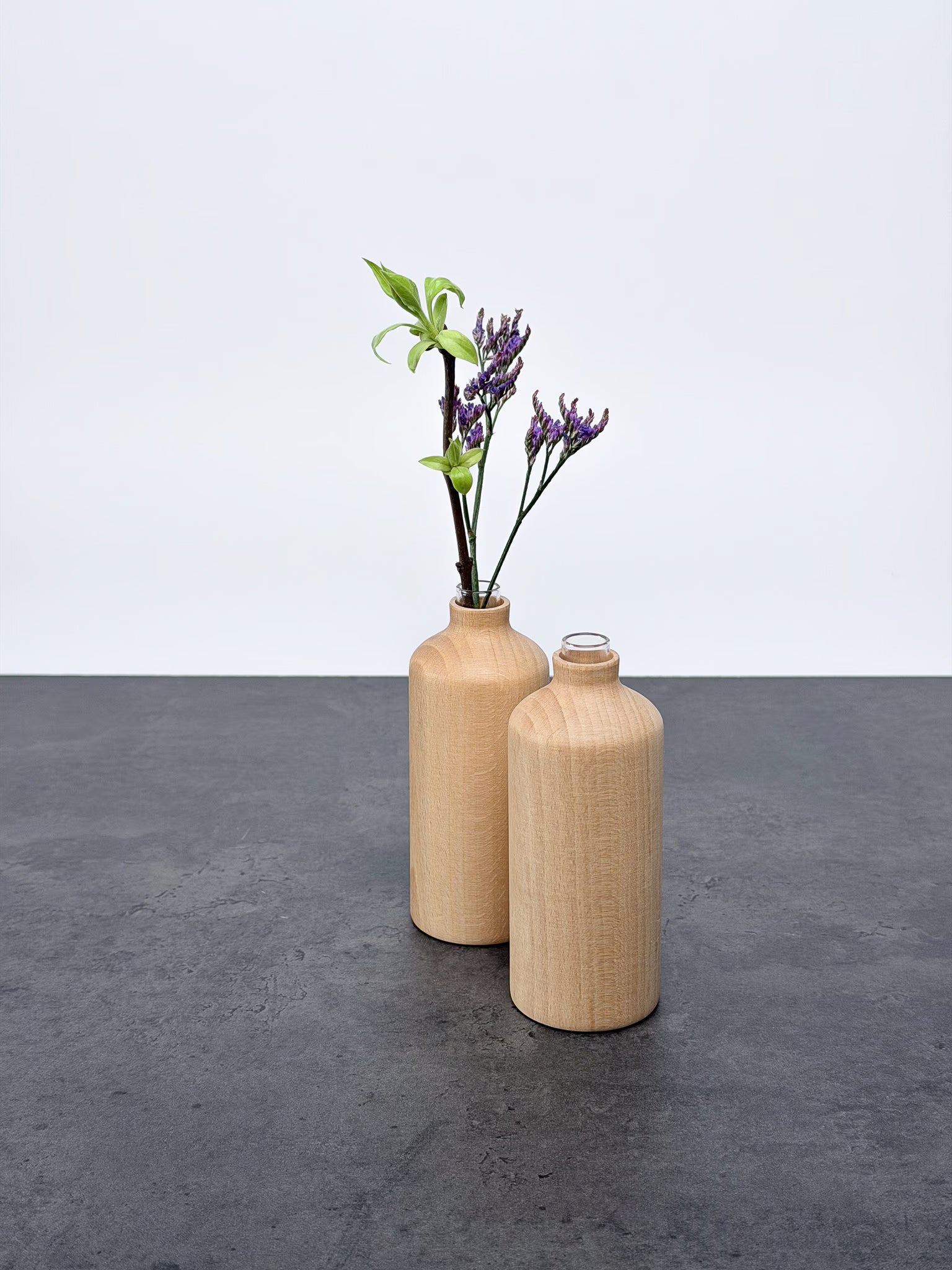 Holzvase Monolit