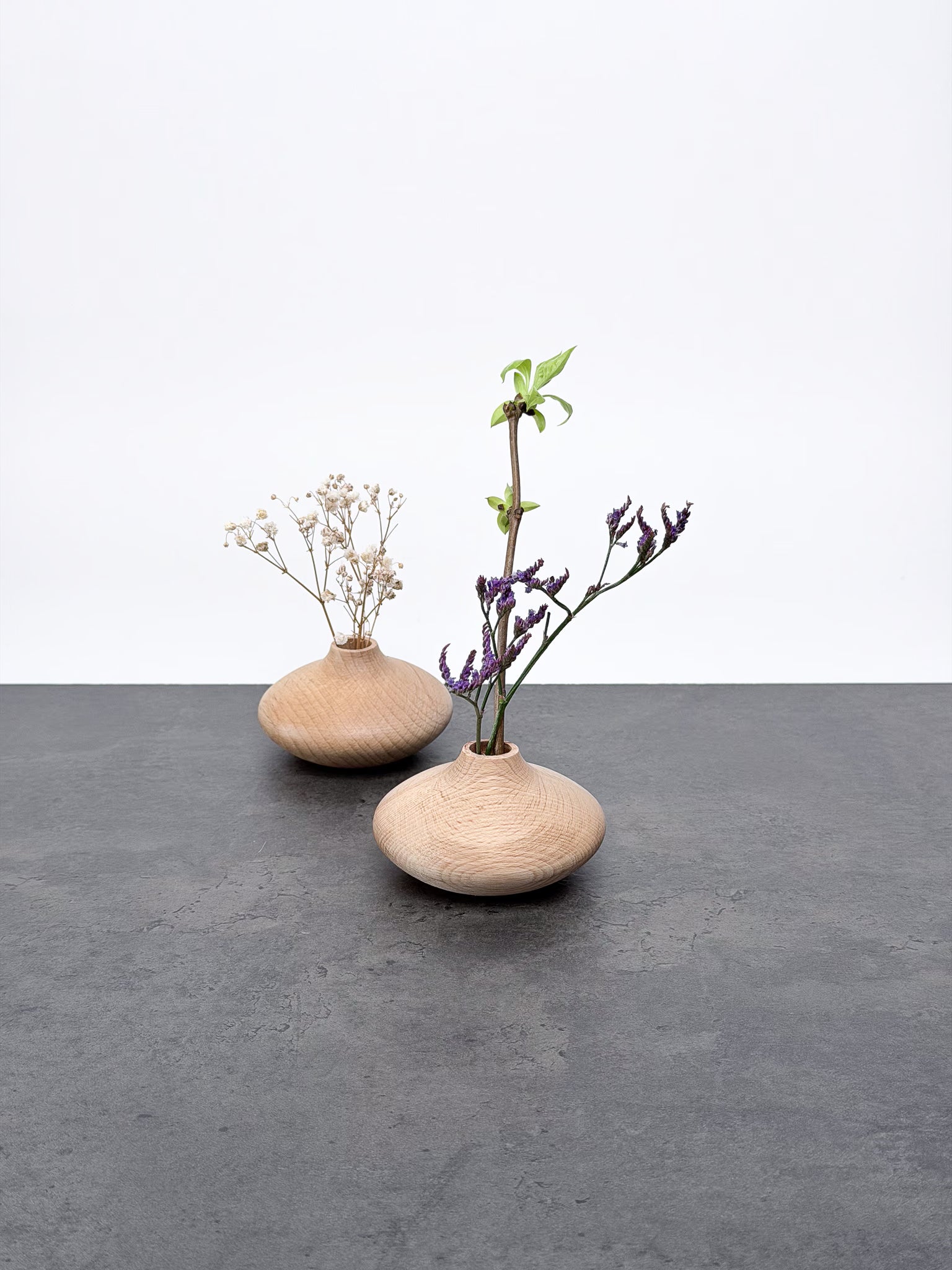 Holzvase Wulkan
