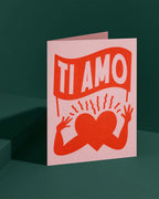 Greeting card TI AMO