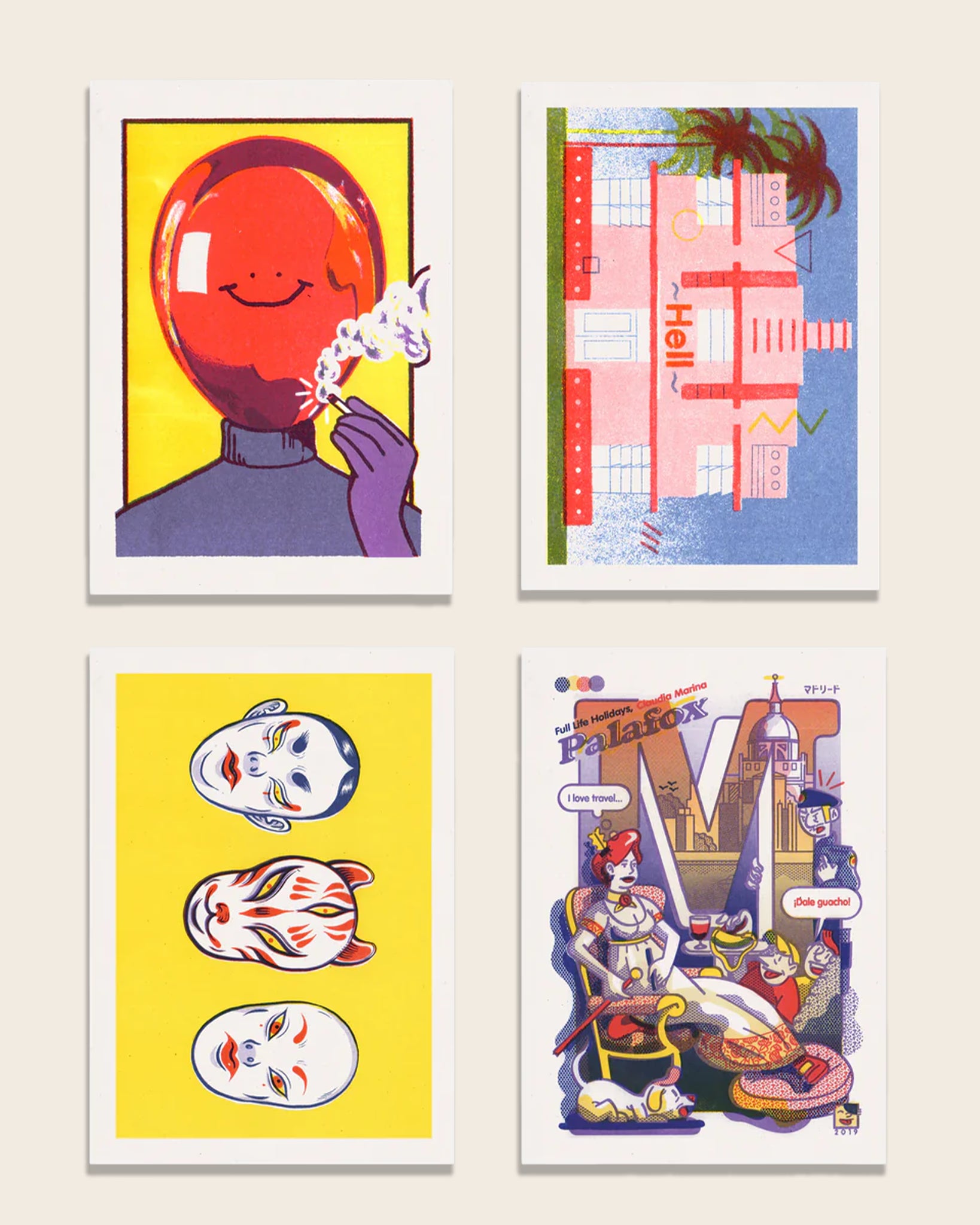 Risograph Print Madrid 04