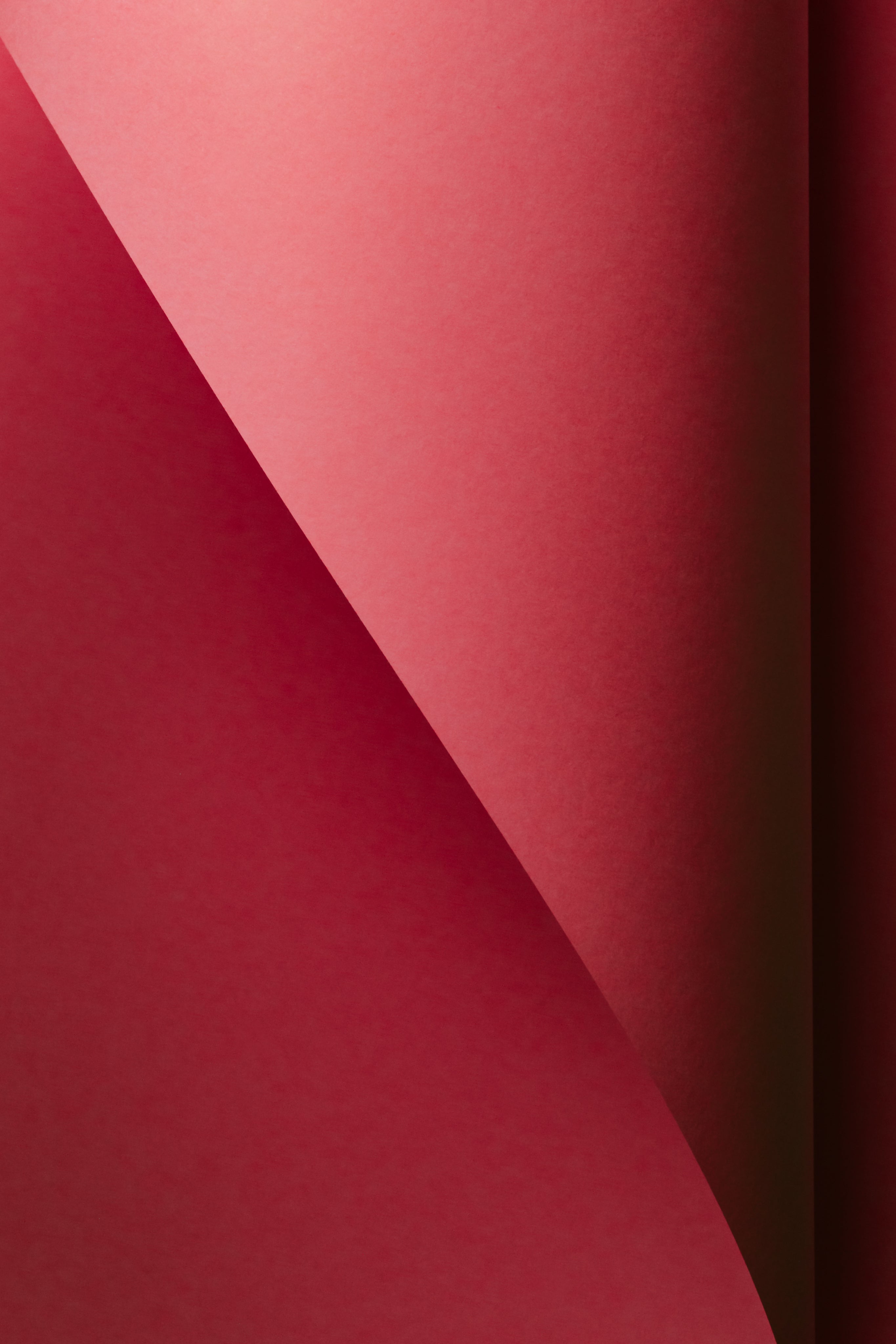 Abstraktes Bild. Rotes Papier.
